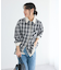 レイヤードライクチェックシャツ