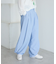 ベルトデザインワイドパンツ