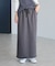 ダブルウエストカットソーロングスカート