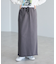 ダブルウエストカットソーロングスカート