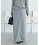 ダブルウエストカットソーロングスカート