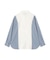 カラーブロックルーズシャツ