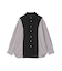 カラーブロックルーズシャツ
