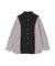 カラーブロックルーズシャツ