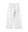 ハイブリーチケミカル加工デニムワイドパンツ