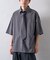 タイ付き半袖シャツ