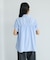 遮熱 シャーリングショートスリーブブラウス