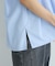 遮熱 シャーリングショートスリーブブラウス