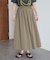 撥水 ドロストギャザースカート