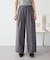 撥水 ワイドイージーパンツ