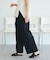 撥水 ワイドイージーパンツ