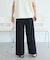 撥水 ワイドイージーパンツ