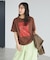 ツイストロゴハーフスリーブTシャツ