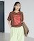 ツイストロゴハーフスリーブTシャツ