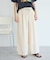 ウォッシャブル リネンライクワイドイージーパンツ