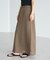 ウォッシャブル リネンライクラップ風スカート