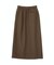 ウォッシャブル リネンライクラップ風スカート