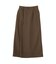 ウォッシャブル リネンライクラップ風スカート