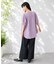 ナチュラルワッシャーブラウス【WEB限定カラー有り】