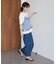 接触冷感 アシンメトリーデニムスカート