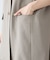 【ウォッシャブル】バックデザインジレ