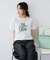 フロッキープリントTシャツ