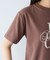 フロッキープリントTシャツ