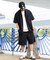 接触冷感/吸水速乾/UVカット Fluxaire オーバーサイズレギュラーカラーシャツ