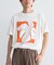 フラワープリントグラフィックTシャツ