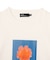 フラワープリントグラフィックTシャツ