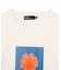 フラワープリントグラフィックTシャツ