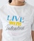 シャーリングプリントTシャツ