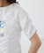 シャーリングプリントTシャツ