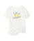 シャーリングプリントTシャツ