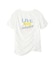シャーリングプリントTシャツ