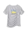 シャーリングプリントTシャツ