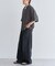ダブルカラー変形ヘンリーネックT