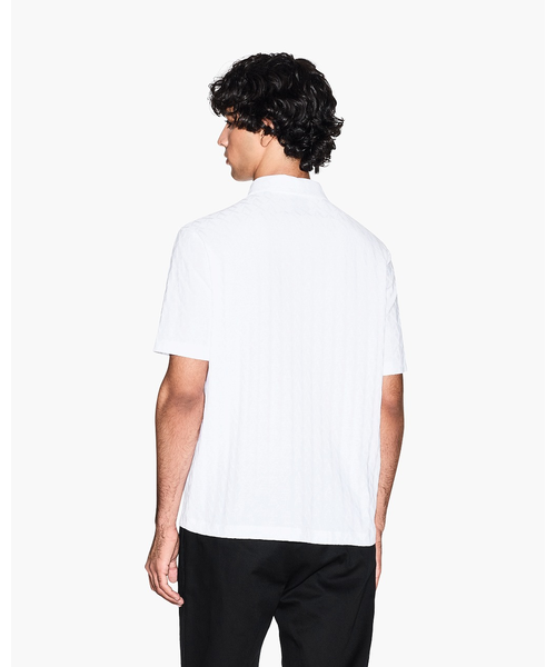 A|X アルマーニ エクスチェンジ】オールオーバージャカードロゴ 半袖