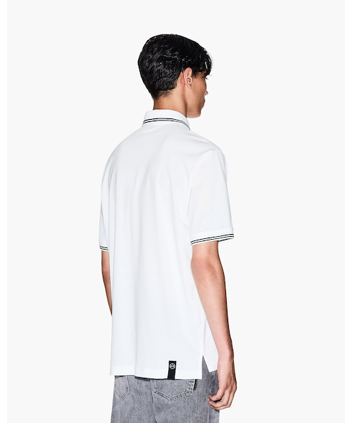 2019SS 未使用　ARMANI アルマーニ　ポロシャツ　シルク　tシャツ ARMANI EXCHANGE アルマーニ エクスチェンジ A/X メンズ