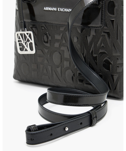 A|X アルマーニ エクスチェンジ】オールオーバーエンボスロゴ ミニ