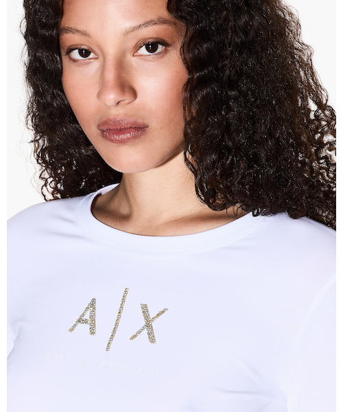 A|X アルマーニ エクスチェンジ】AXロゴ 長袖クルーネックT