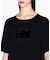 【A|X アルマーニ エクスチェンジ】AXロゴ クロップド 半袖クルーネックTシャツ