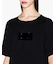 【A|X アルマーニ エクスチェンジ】AXロゴ クロップド 半袖クルーネックTシャツ