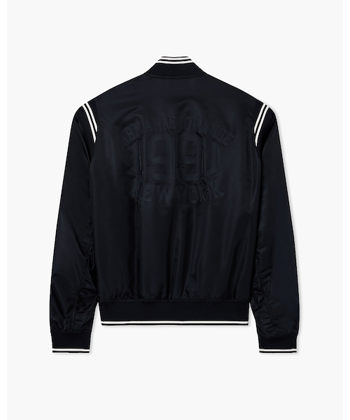 A|X アルマーニ エクスチェンジ】AXロゴ シャイニーボンバージャケット