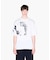 【A|X アルマーニ エクスチェンジ】フラワープリント コンフォートフィット 半袖クルーネックTシャツ