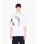 【A|X アルマーニ エクスチェンジ】フラワープリント コンフォートフィット 半袖クルーネックTシャツ