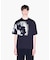 【A|X アルマーニ エクスチェンジ】フラワープリント コンフォートフィット 半袖クルーネックTシャツ