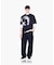 【A|X アルマーニ エクスチェンジ】フラワープリント コンフォートフィット 半袖クルーネックTシャツ