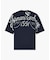 【A|X アルマーニ エクスチェンジ】バックロゴ ルーズフィット 半袖クルーネックTシャツ