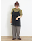 カットジャカードキャミチュニック